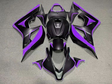 Noir Mat & Violet 07-08 Honda CBR600RR Carénage