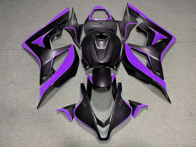 Noir Mat & Violet 07-08 Honda CBR600RR Carénage Noir Mat & Violet 07-08 Honda CBR600RR Carénage