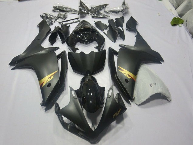 Noir & Or 07-08 Yamaha R1 Carénage Noir & Or 07-08 Yamaha R1 Carénage