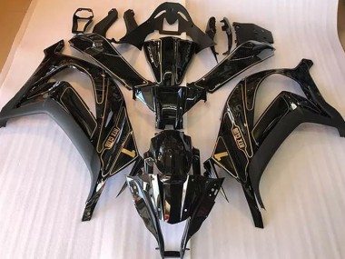 Noir & Or 16-19 Kawasaki ZX10R Carénage