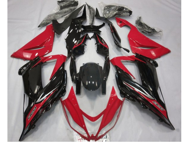 Noir & Rouge 13-18 Kawasaki ZX6R Carénage Noir & Rouge 13-18 Kawasaki ZX6R Carénage