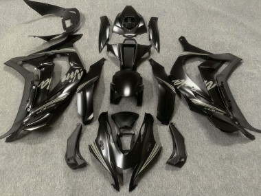 Noir Satiné & Gris 16-19 Kawasaki ZX10R Carénage