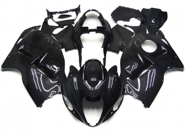 Noir Uni Brillant 97-07 Suzuki GSXR 1300 Carénage Noir Uni Brillant 97-07 Suzuki GSXR 1300 Carénage