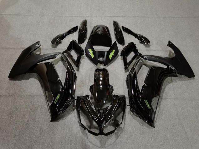 Noir & Vert 12-16 Kawasaki Ninja 650R Carénage Noir & Vert 12-16 Kawasaki Ninja 650R Carénage