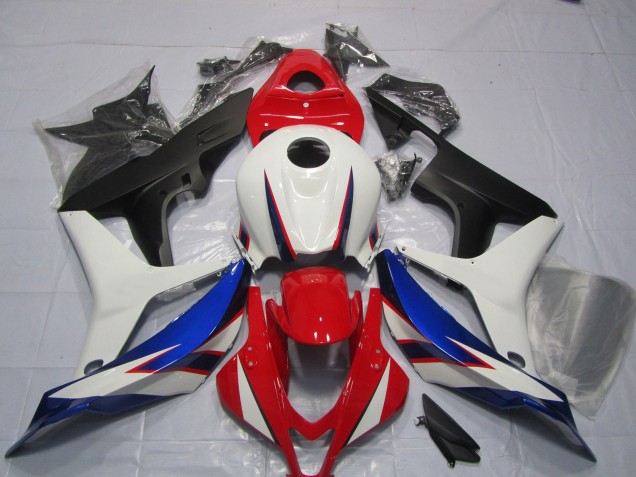 OEM Conception De Style Blanc Rouge Bleu 07-08 Honda CBR600RR Carénage OEM Conception De Style Blanc Rouge Bleu 07-08 Honda CBR600RR Carénage