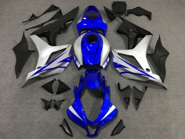 OEM Style Bleu & Argent 07-08 Honda CBR600RR Carénage