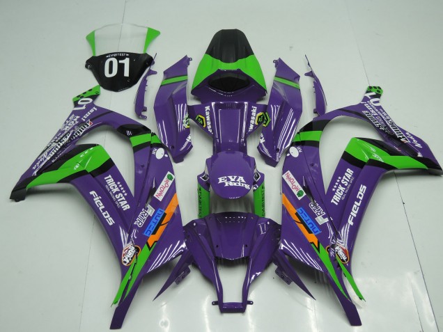 OEM Style Violet 11-15 Kawasaki ZX10R Carénage OEM Style Violet 11-15 Kawasaki ZX10R Carénage