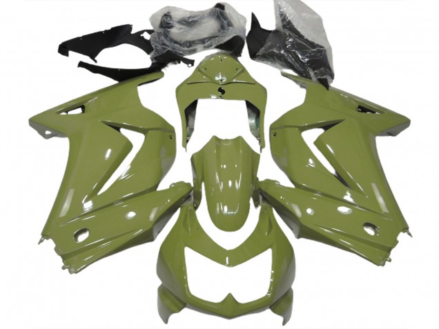 Olive Brillant 08-12 Kawasaki Ninja 250 Carénage Olive Brillant 08-12 Kawasaki Ninja 250 Carénage