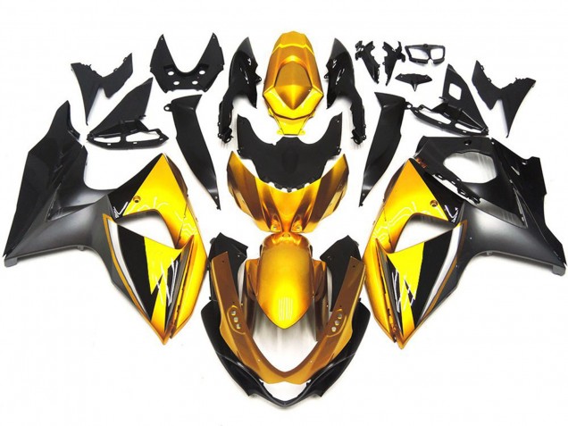 Or & Gris OEM Style Personnalisé 09-16 Suzuki GSXR 1000 Carénage Or & Gris OEM Style Personnalisé 09-16 Suzuki GSXR 1000 Carénage