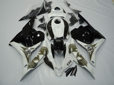 Or Noir & Blanc 09-12 Honda CBR600RR Carénage
