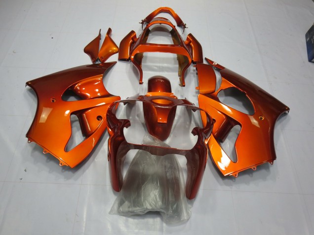 Orange 00-02 Kawasaki ZX6R Carénage Orange 00-02 Kawasaki ZX6R Carénage
