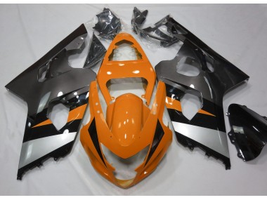 Orange & Argent 04-05 Suzuki GSXR 600-750 Carénage