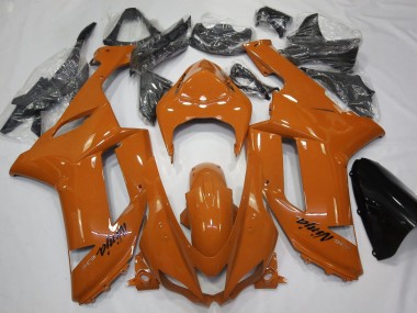 Orange Brillant 07-08 Kawasaki ZX6R Carénage