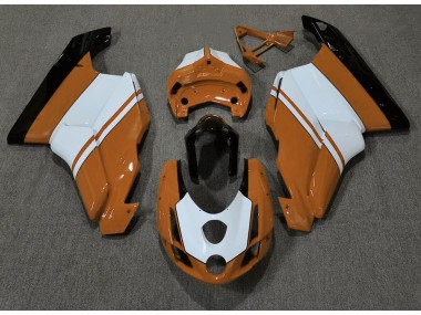 Orange Brillant & Blanc 03-04 Ducati 749 999 Carénage
