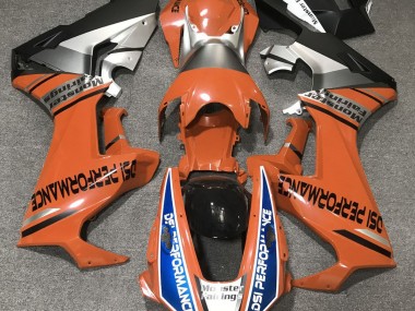 Orange Brillant & Bleu 17-23 Honda CBR1000RR Carénage