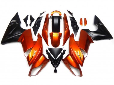Orange Brûlée 09-11 Kawasaki Ninja 650R Carénage