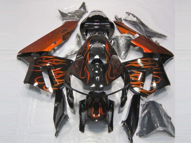 Orange Brûlée Flamme 05-06 Honda CBR600RR Carénage