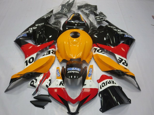 Orange Clair Repsol 09-12 Honda CBR600RR Carénage Orange Clair Repsol 09-12 Honda CBR600RR Carénage