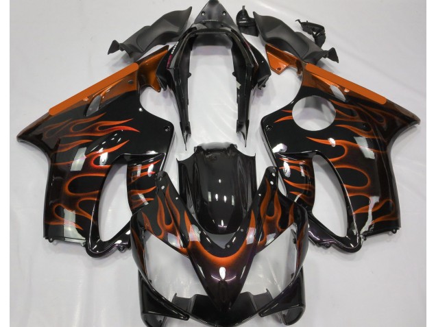 Orange Flamme 04-07 Honda CBR600 F4i Carénage