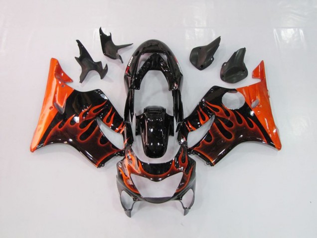 Orange Flamme 99-00 Honda CBR600 F4 Carénage Orange Flamme 99-00 Honda CBR600 F4 Carénage