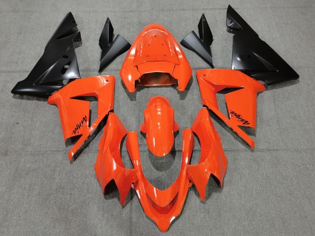 Orange Noir 04-05 Kawasaki ZX10R Carénage Orange Noir 04-05 Kawasaki ZX10R Carénage