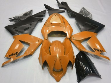 Orange Perle & Noir 04-05 Kawasaki ZX10R Carénage