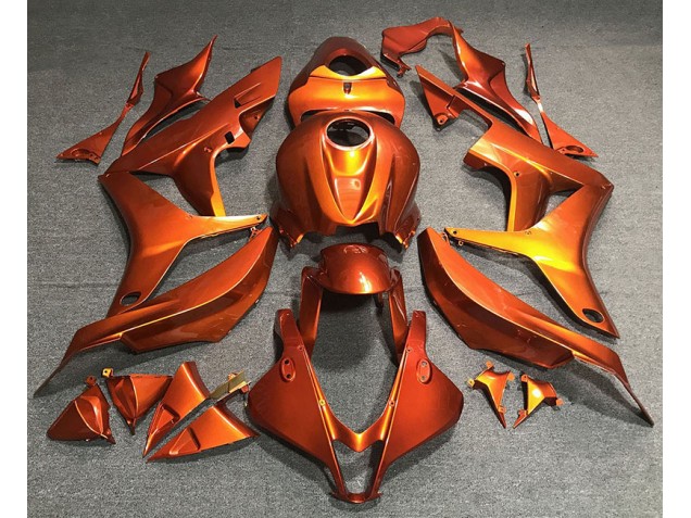 Orange Plat 07-08 Honda CBR600RR Carénage Orange Plat 07-08 Honda CBR600RR Carénage