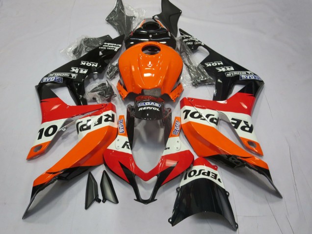Orange Vif Repsol 07-08 Honda CBR600RR Carénage Orange Vif Repsol 07-08 Honda CBR600RR Carénage