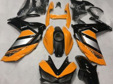 Orange Yamalube 15-18 Yamaha R3 Carénage