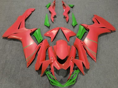 Pamplemousse Mat Rouge & Vert 11-24 Suzuki GSXR 600-750 Carénage