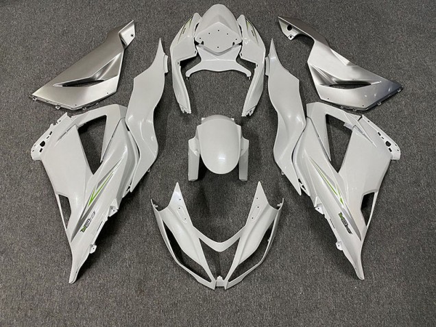 Perle Blanche 13-18 Kawasaki ZX6R Carénage Perle Blanche 13-18 Kawasaki ZX6R Carénage