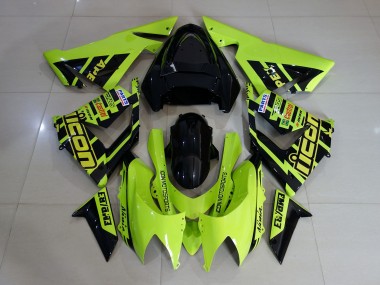 Personalizzato Alta Visibilità Giallo 04-05 Kawasaki ZX10R Carénage