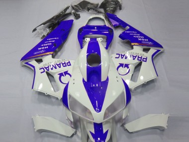 Personnalisé Bleu & Blanc 05-06 Honda CBR600RR Carénage