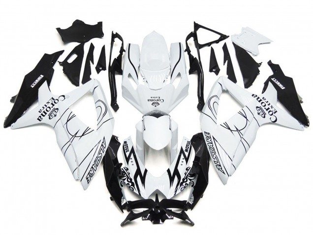 Personnalisé Corona Spécial Avec Blanc 08-10 Suzuki GSXR 600-750 Carénage Personnalisé Corona Spécial Avec Blanc 08-10 Suzuki GSXR 600-750 Carénage
