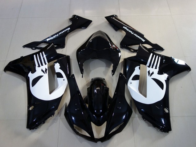 Punisher Personnalisé 07-08 Kawasaki ZX6R Carénage Punisher Personnalisé 07-08 Kawasaki ZX6R Carénage