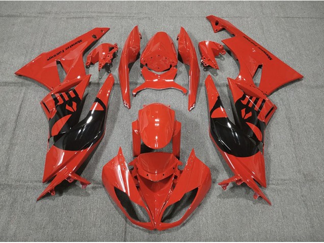 Punisseur Rouge 09-12 Kawasaki ZX6R Carénage Punisseur Rouge 09-12 Kawasaki ZX6R Carénage