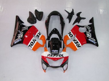 Repsol Rouge Orange & Noir 99-00 Honda CBR600 F4 Carénage