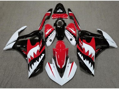Requin Blanc & Rouge 15-18 Yamaha R3 Carénage