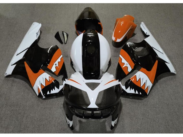 Requin Orange 02-05 Kawasaki ZX12R Carénage Requin Orange 02-05 Kawasaki ZX12R Carénage