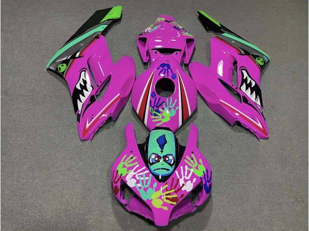 Requin Rose 04-05 Honda CBR1000RR Carénage Requin Rose 04-05 Honda CBR1000RR Carénage