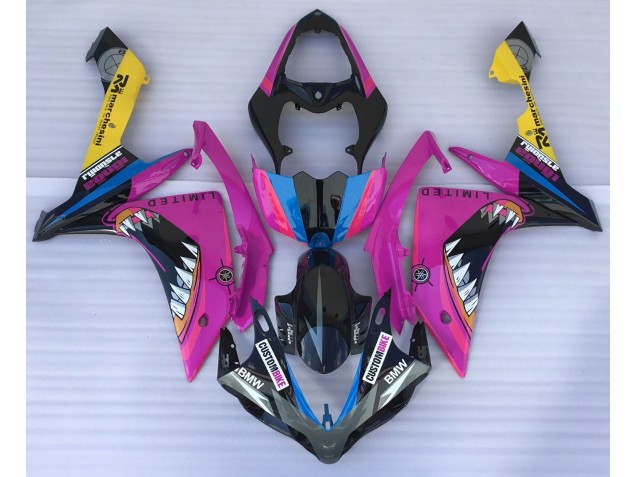 Requin Rose 07-08 Yamaha R1 Carénage Requin Rose 07-08 Yamaha R1 Carénage