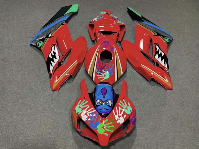 Requin Rouge 04-05 Honda CBR1000RR Carénage Requin Rouge 04-05 Honda CBR1000RR Carénage