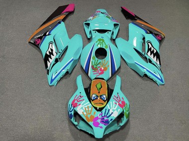 Requin Turquoise 04-05 Honda CBR1000RR Carénage