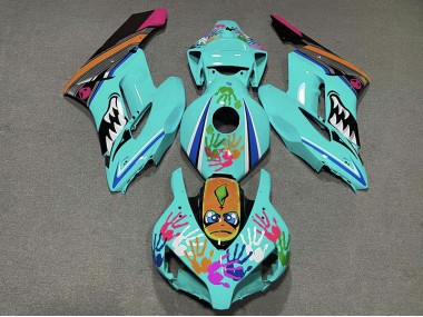 Requin Turquoise 04-05 Honda CBR1000RR Carénage