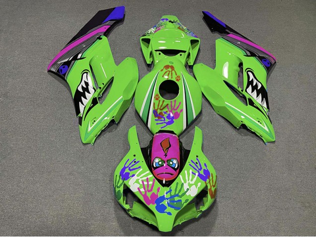 Requin Vert & Violet 04-05 Honda CBR1000RR Carénage Requin Vert & Violet 04-05 Honda CBR1000RR Carénage