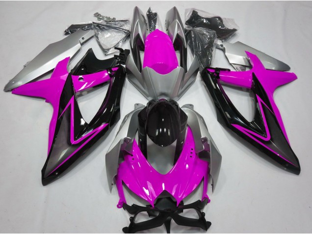 Rose & Argent 08-10 Suzuki GSXR 600-750 Carénage Rose & Argent 08-10 Suzuki GSXR 600-750 Carénage