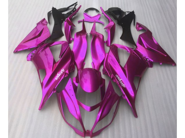 Rose Bonbon Brillant 16-19 Kawasaki ZX10R Carénage Rose Bonbon Brillant 16-19 Kawasaki ZX10R Carénage