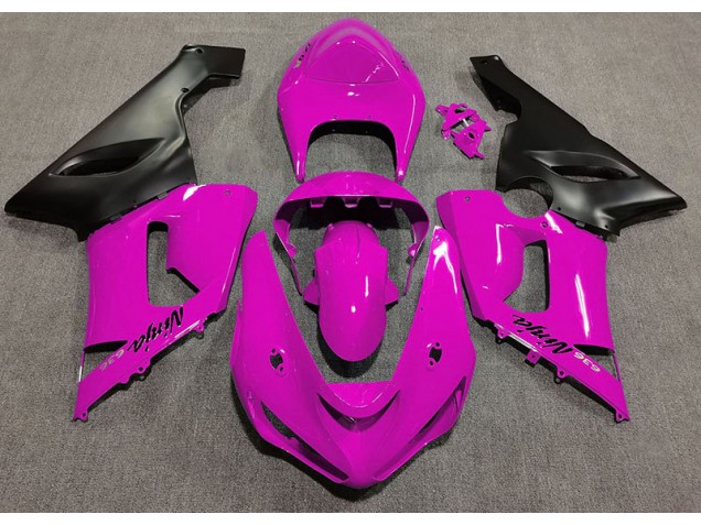 Rose Brillant 05-06 Kawasaki ZX6R Carénage Rose Brillant 05-06 Kawasaki ZX6R Carénage