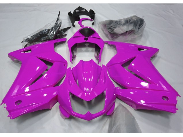 Rose Brillant 08-12 Kawasaki Ninja 250 Carénage Rose Brillant 08-12 Kawasaki Ninja 250 Carénage