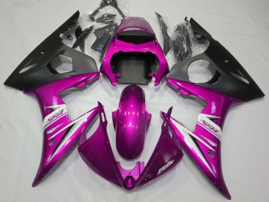 Rose Brillant & Blanc 03-04 Yamaha R6 Carénage